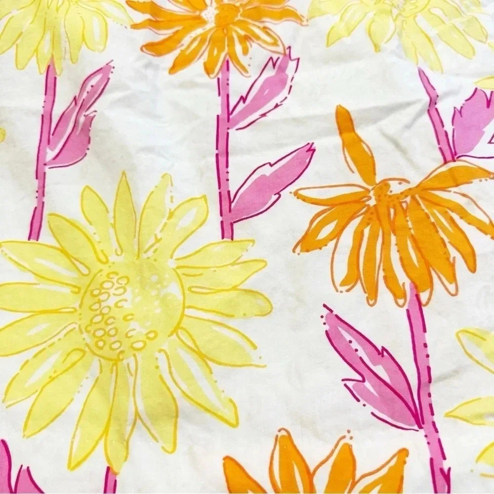 Lilly Pulitzer• Vintage glow in the dark floral midi skirt - Picture 4 of 7